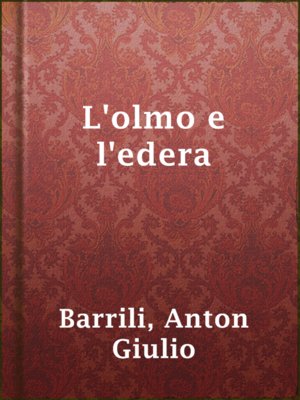 cover image of L'olmo e l'edera